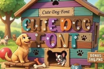 Playful & Pawfect: Creative Fonts for Dog Designs