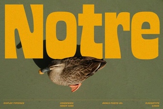 Notre Font for Modern Design Projects