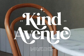 Kind Avenue: a Friendly Font for Creative Projects